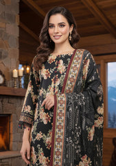 Winter - Riwaj - Printed Marina - 3 Pcs - Wool Shawl 25 - D#46