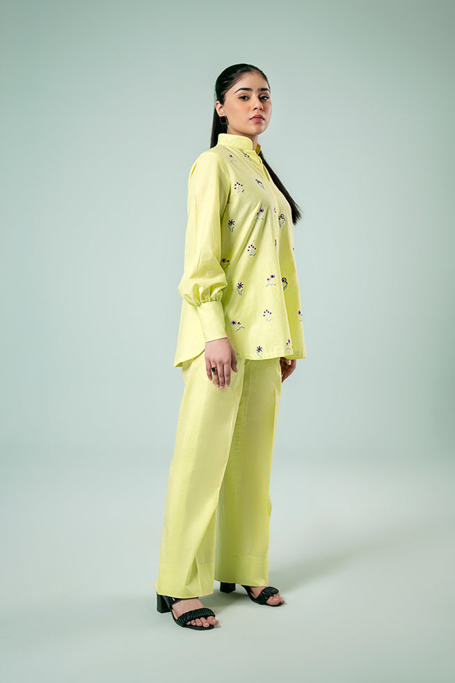 Pret Collection - Fozia Khalid - Basics Vol 3 - Delicate Green Co-ord Set