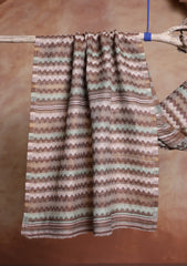 Pashmina Jamawar Scarf D#116 - Brown
