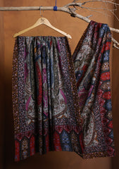 Pashmina Qalamkar Ari Work Jaaldar Shawl D#03 - Multi 1