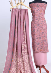 Winter - Rubaaiyat - D Prints - Marina 26 - Wool Shawl - RPM#15 - DT Pink