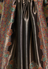 Pashmina Zari Jamawar Shawl D#18 - Black