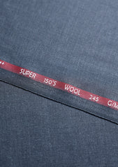 Reda Super 150's Wool Fabric - Charcoal