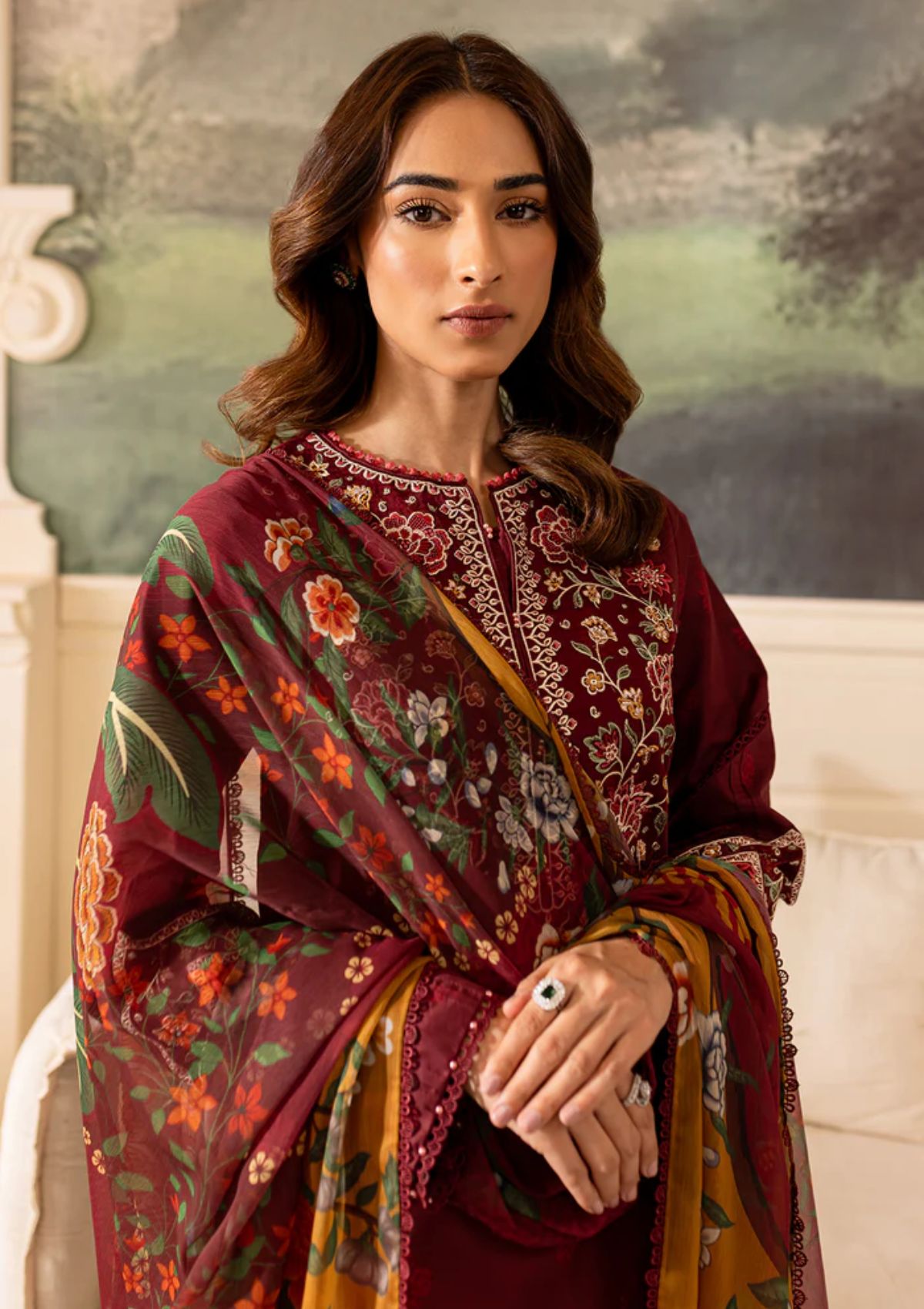 Lawn Collection - Farasha - Seraya - FS24#03 - AMY