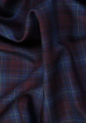 Reda Panache Super 130's Wool Fabric - M Blue