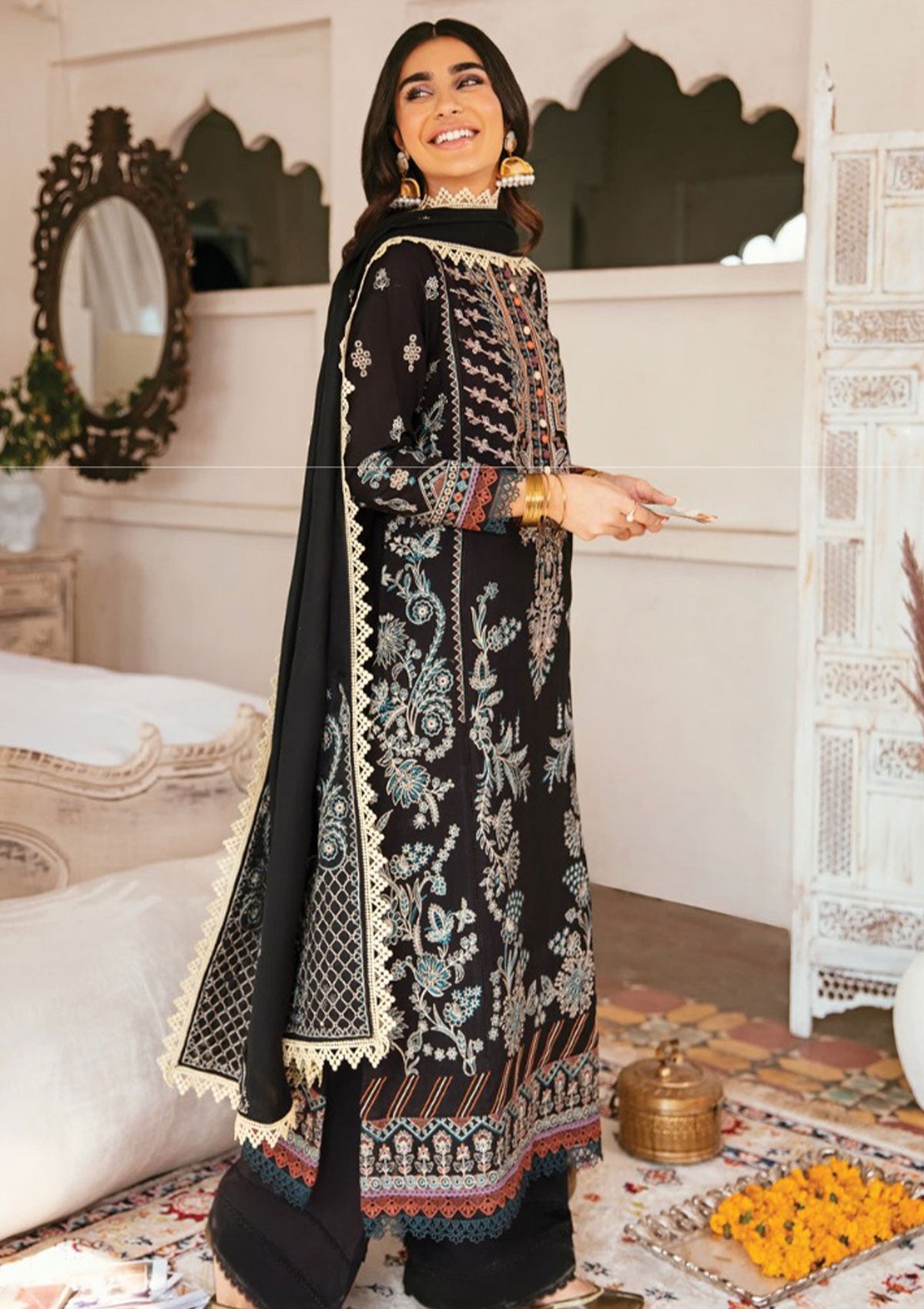 Winter Collection - Florent - Afsanay - Chikankari - Khaddar - FLK#2A