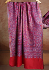 Pashmina Jamawar Scarf D#87 - Red