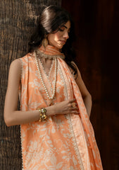 Lawn - Firdous - Sunspell - Summer 25 - D#144 - Tarracotta