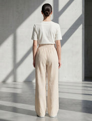 Pret - Moven - Cotton Linen Trouser - Cream