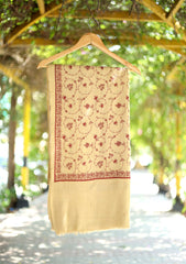 Embroidered Wool Shawl D - 72