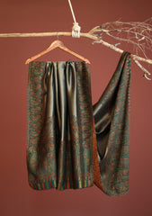 Pashmina Zari Jamawar Shawl D - 09 - Green