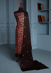 Winter Collection - Riwaj - Pashmina Embroidered Suit - Volume II - D#10 (G)