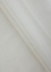 Formals - Fancy Closet - China Silk Plain - Unstitched Fabric - White