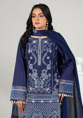 Lawn - Abeer Rasheed - Laal - Luxury 26 - Blue