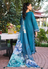 Lawn - Menaal - Luxury 26 - MLL#03 - AZURE BLOSSOM