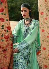 Lawn - Zaha - Unstitched Lawn 25 - ELAYA (ZL25-10 A)