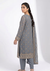 Formals - Riwaj - Fancy Bamber Chiffon - 2 Pcs Suit - CBD#06 - Deep Grey