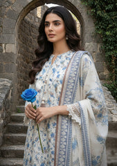 Winter - Riwaj - Printed Marina - 3 Pcs - Wool Shawl 25 - D#44