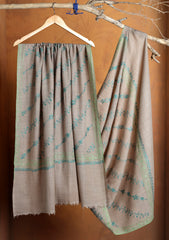 Pashmina Kashmiri Jaaldar Shawl D#113 - Skin