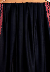 Pashmina Embroidered Border Shawl D#231 - Black