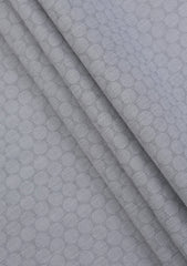 Elite Men Egyptian Selvage Dobby Cotton Fabric - L Grey