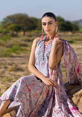 Lawn Collection - Al Zohaib - Mahiymaan - Eid Edit - ALM24#11 - Blossom Ash