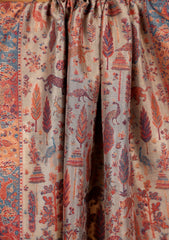 Pashmina Zari Jamawar Shawl D#11 - L Brown