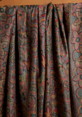 Pashmina Jamawar Shawl D#12 - Brown