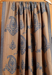 Karandi Embroidered Shawl D#08 - Brown