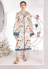 Lawn Collection - Rang Rasiya - Breeze - D#13 Gardenia