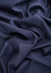 Super 130'S Australian Cashmere Wool Flanell - Navy Blue