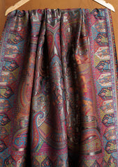 Pashmina Zari Jamawar Shawl D#59 - N Blue