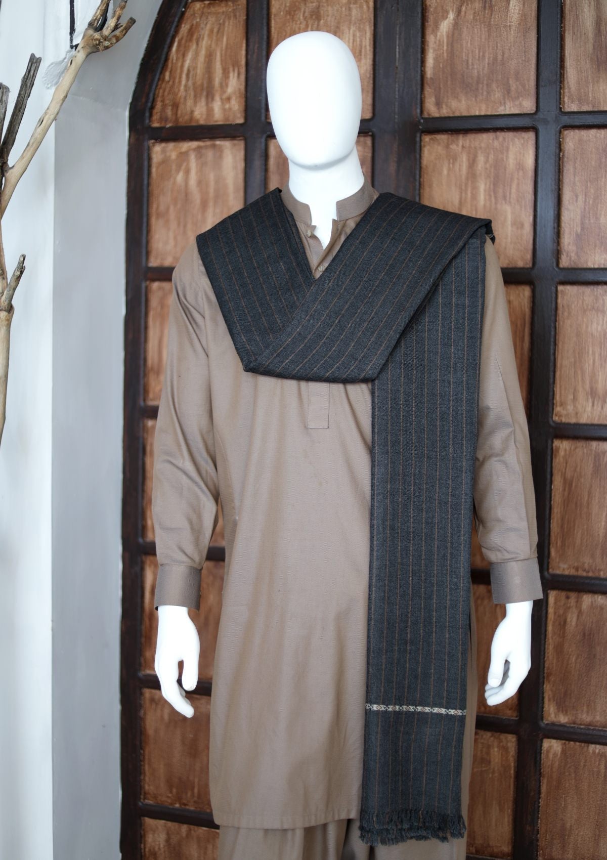 Men Shawls - Wool Shawls - D#231 - Malaysia