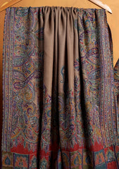 Pashmina Qalamkar Needle Work Shawl D#01 - Multi
