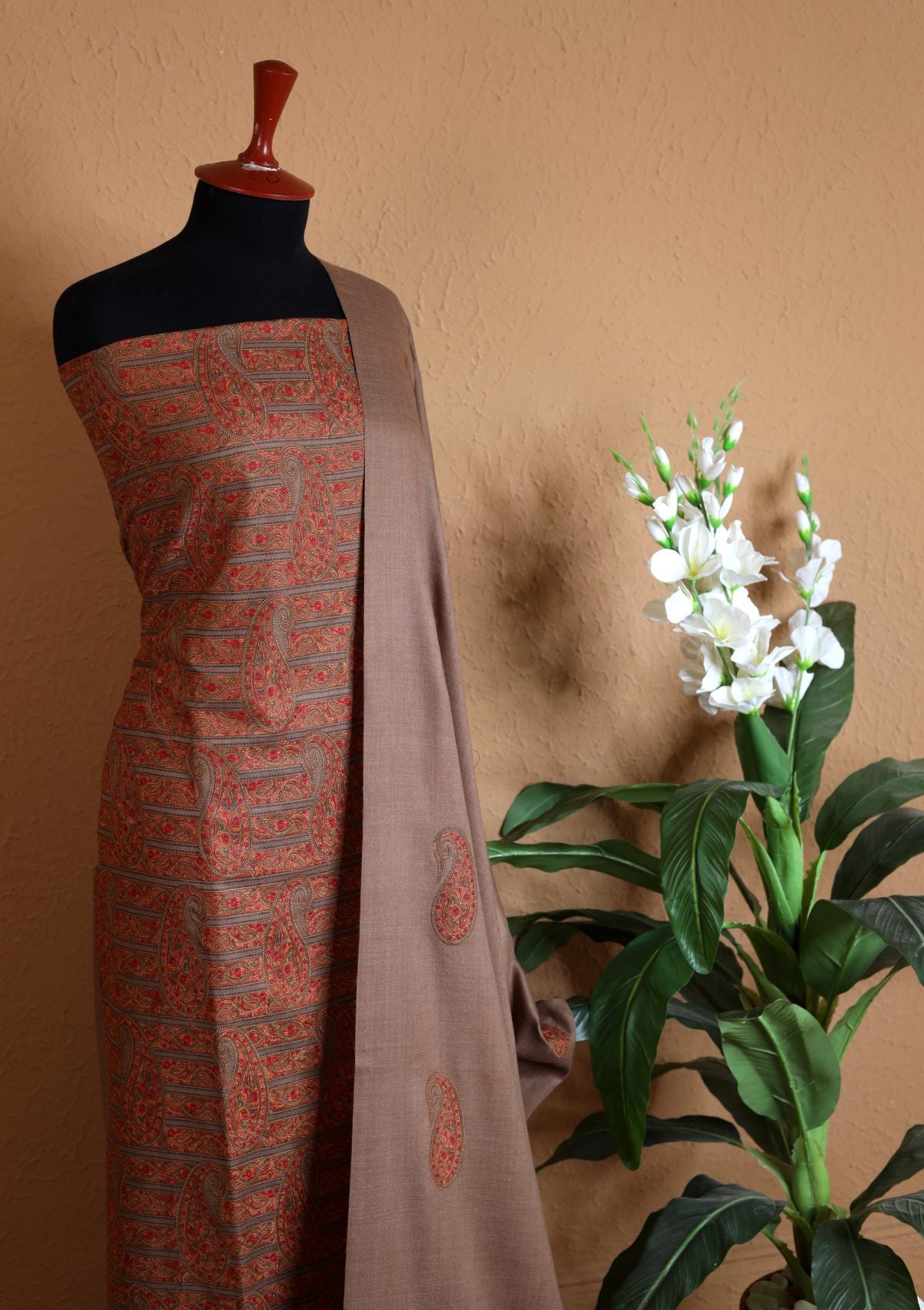 Winter Collection - Riwaj - Pashmina Embroidered Suit - Volume II - D#03 (A)