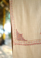Pashmina Wool Kashmiri Shawl D - 09 - Skin