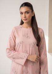 Winter - Rubaaiyat - Pashmina Embroidered 26 - D#03 - Peach