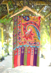 Pashmina Kaani Work Shawl D - 07 - Multi