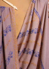 Pashmina Kashmiri Jaaldar Shawl D#145 - L Brown