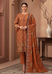 Winter - Riwaj - Printed Marina - 3 Pcs - Wool Shawl 25 - D#20