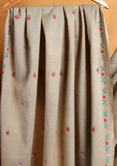 Pashmina Needle Work Shawl D#12 - L Brown