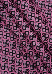 Elite Men Embroidered Sequence Viscose Fabric - D Pink