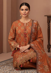 Winter - Riwaj - Printed Marina - 3 Pcs - Wool Shawl 25 - D#20