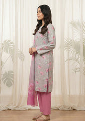 Lawn - Rubaaiyat - Digital Printed 26 - 2 By 2 - D#15 - L Grey