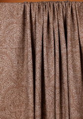 Pashmina Embroidered Jaaldar Shawl D#08 - Fawn