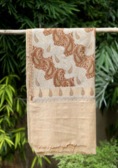 Pashmina Ari Work Scarf D - 01 - Skin