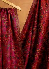 Pashmina Jamawar Shawl D#20 - Maroon