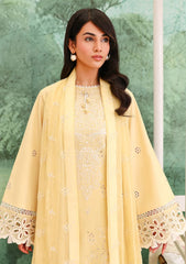Lawn - Roheenaz - Veil Of Summer - Chikankari Edit 26 - Lumiere Yellow
