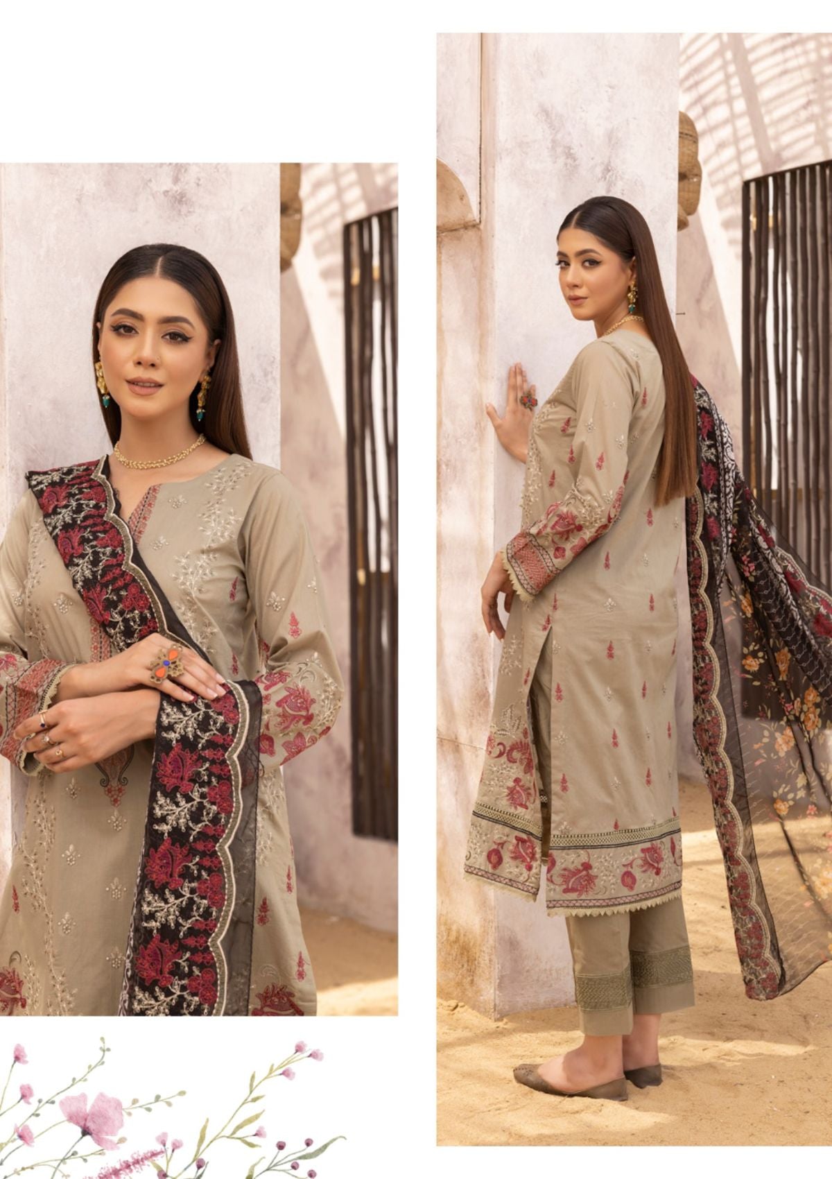 Lawn Collection - Johra - Bazif - JH#718