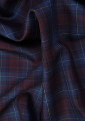 Reda Panache Super 130's Wool Fabric - M Blue
